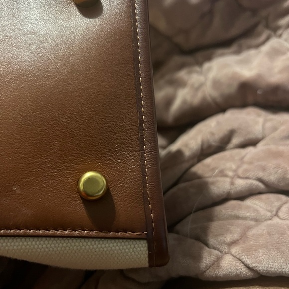 Coach Field Tote Floral w/ Matching Coach Floral Purse, Coach Scarf, & Charm - Picture 7 of 16